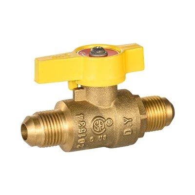 Supapă cu bilă de gaz din alamă